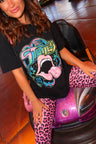 Rolling Stones - Black Multi Diamante