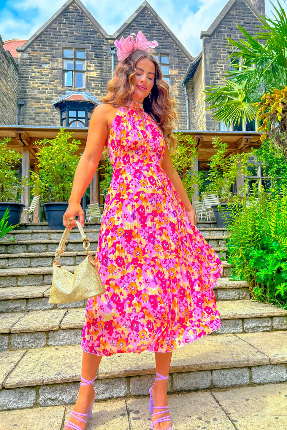 silk midi dress long sleeve Buffalo Jeans Women's Virlen 's Long Sleeve Printed Midi Dress, Navy