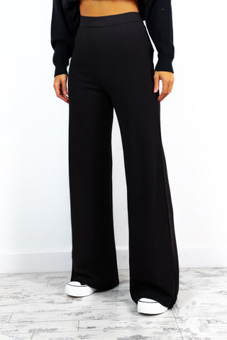 Big Ambitions - Black Wide Leg Trouser