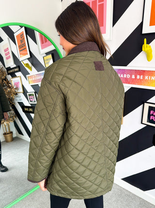 Country Chic - Quilted Oversized Jacket