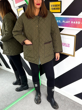 Country Chic - Quilted Oversized Jacket