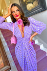 Drive Em Wild - Lilac Gold Foil Spot