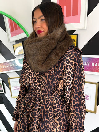 Fur Ever Yours - Faux Fur Snood Scarf