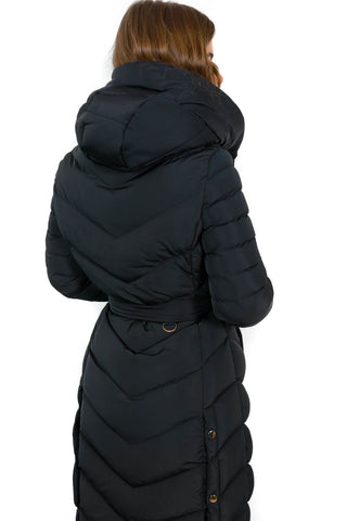 Good As Cold - Black Long Puffer Jacket