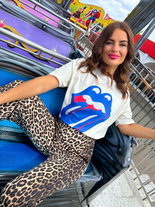 No Need To Change - Beige Leopard Trousers