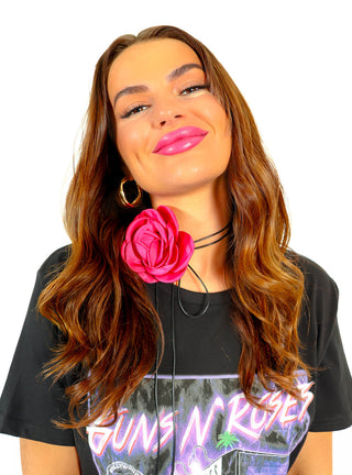She's A Rose - Fuchsia Flower Corsage