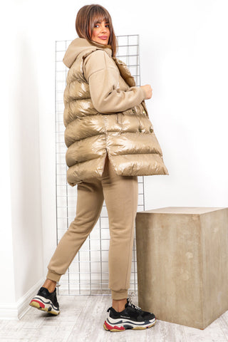 Sporty Spice - Beige Co-ord Set
