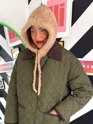 Teddy Weather - Camel Teddy Borg Balaclava Snood
